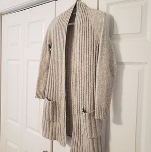 GAP Gray Oversized Cardigan Sweater, Size XS/S